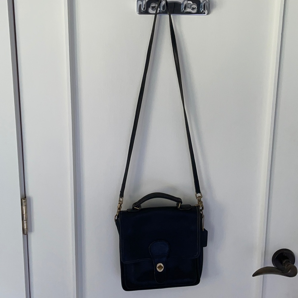 Coach vintage black crossbody and top handle